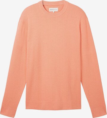 TOM TAILOR DENIM Sweater in Orange: front