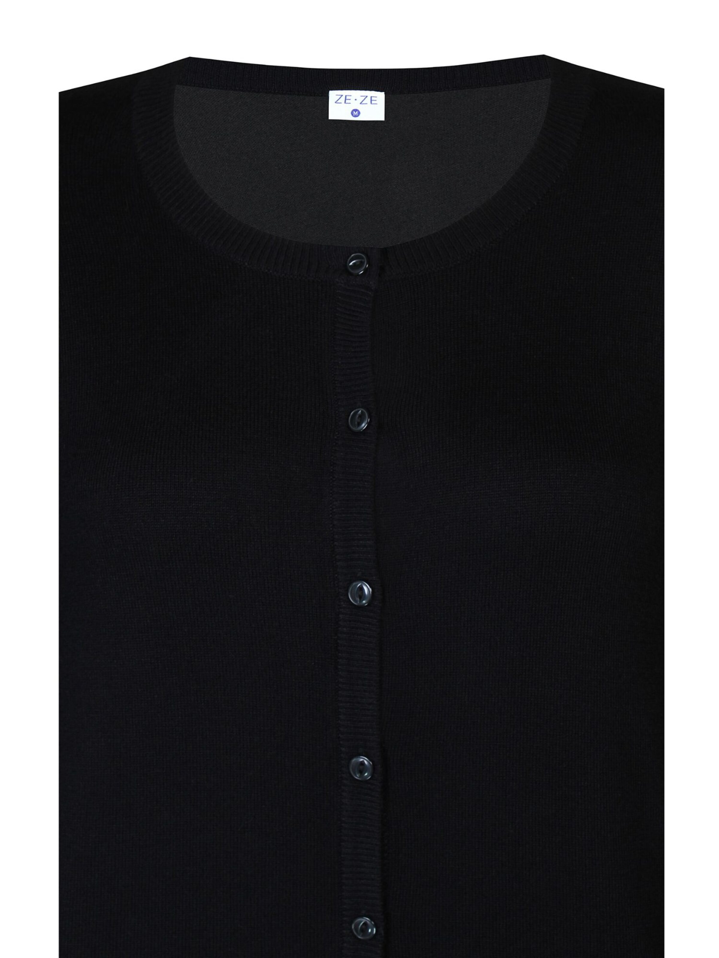ze-ze Cardigan 'Norma 106' i sort