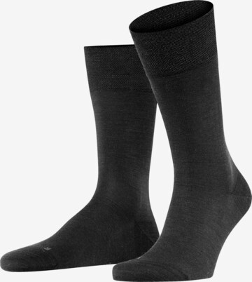 FALKE Socken 'Sensitive Berlin' in Schwarz: Vorderseite