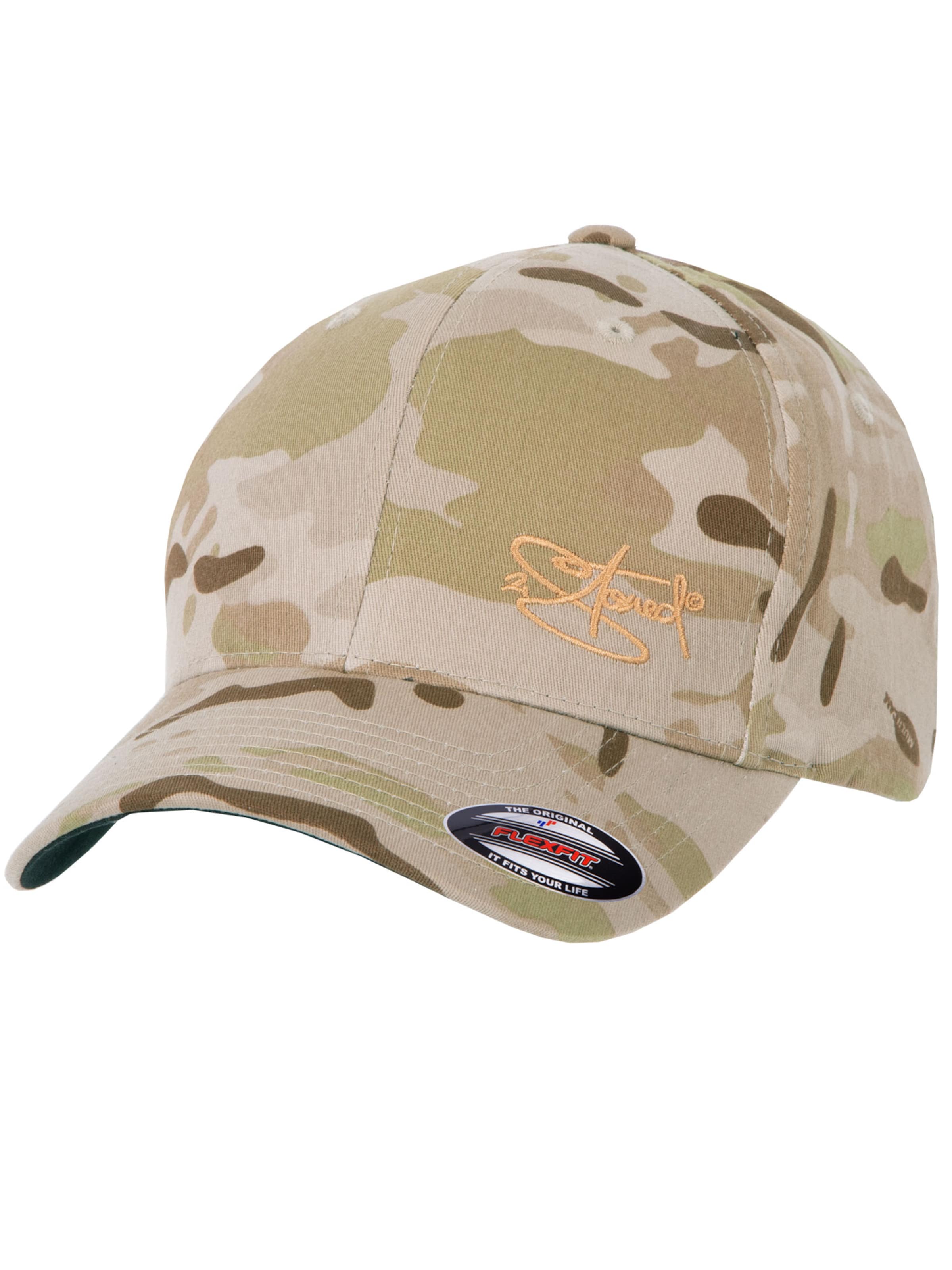2Stoned Cap 'Flexfit Multicam' in Green: front