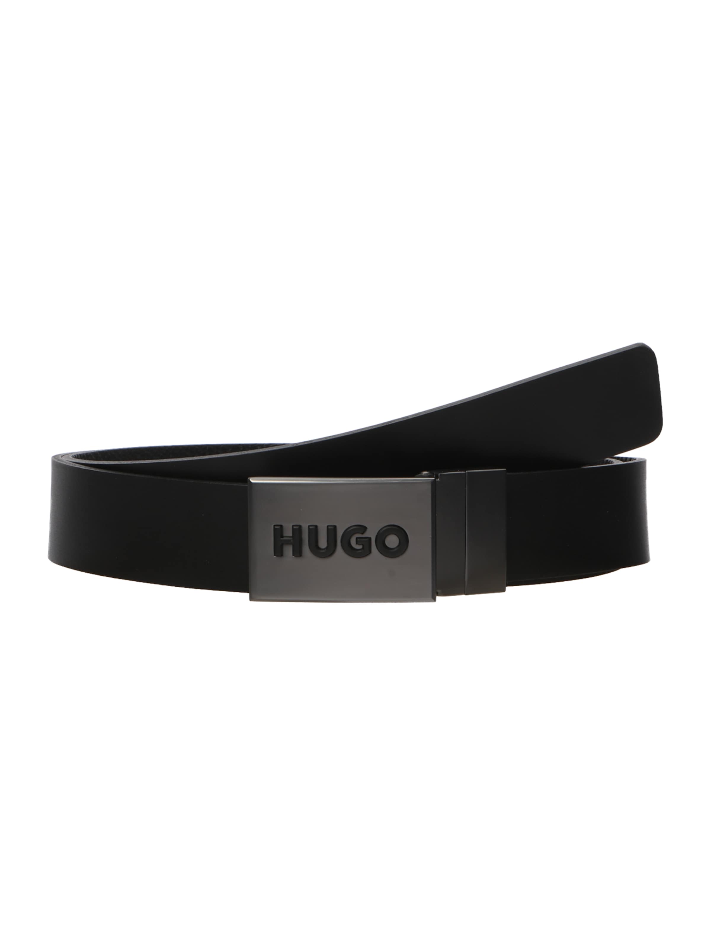 Ceinture 'Gussy' HUGO en noir : devant