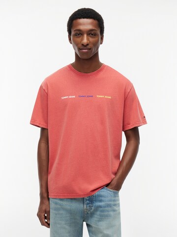Tommy Jeans Shirt in Red: front