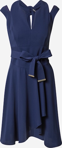 Karen Millen - Vestido de gala en azul: frente