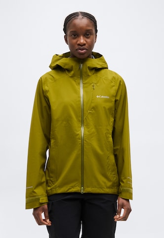 Giacca sportiva 'Trailborne™' di COLUMBIA in verde: frontale
