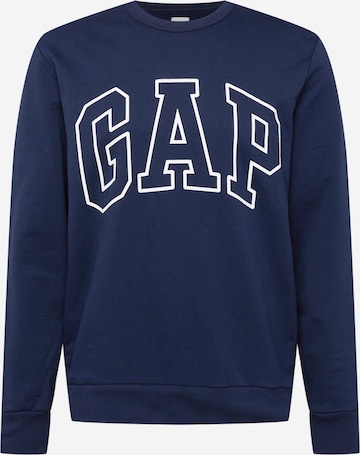 Sweat-shirt GAP en bleu : devant