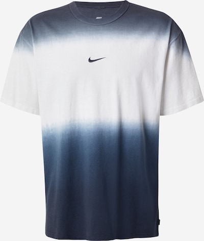 Marškinėliai 'M90' iš Nike Sportswear, spalva – tamsiai mėlyna jūros spalva / tamsiai pilka / balta, Prekių apžvalga