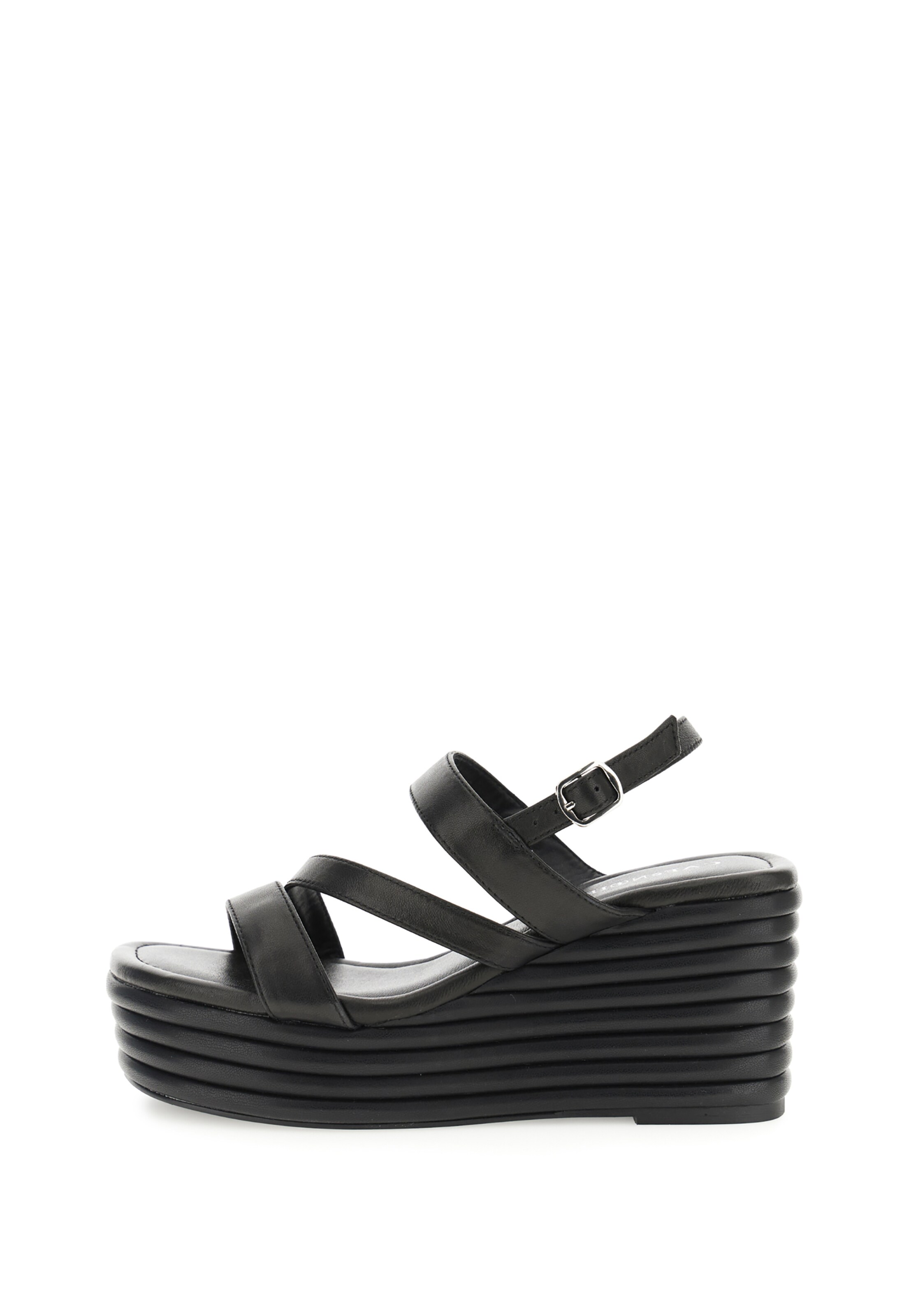 Sandalo con cinturino CAFè NOIR di colore nero, Visualizzazione prodotti