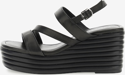 CAFè NOIR Sandale in schwarz, Produktansicht