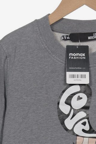 Love Moschino Sweatshirt & Zip-Up Hoodie in L in Grey