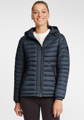 Oxmo Between-Season Jacket 'Nella' in Blue: front