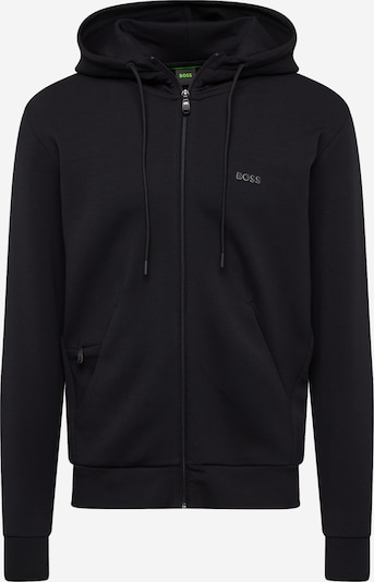 Džemperis 'Saggy' iš BOSS, spalva – pilka / juoda, Prekių apžvalga