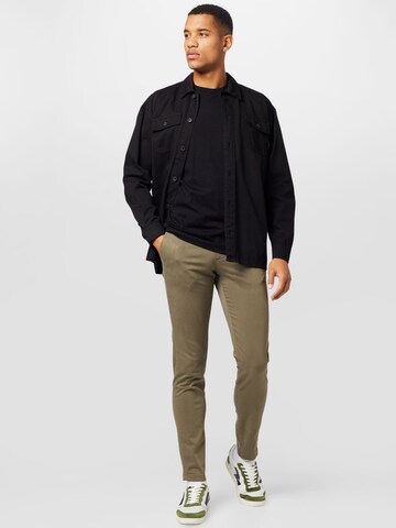 Regular Pantalon chino 'Code' STRELLSON en vert