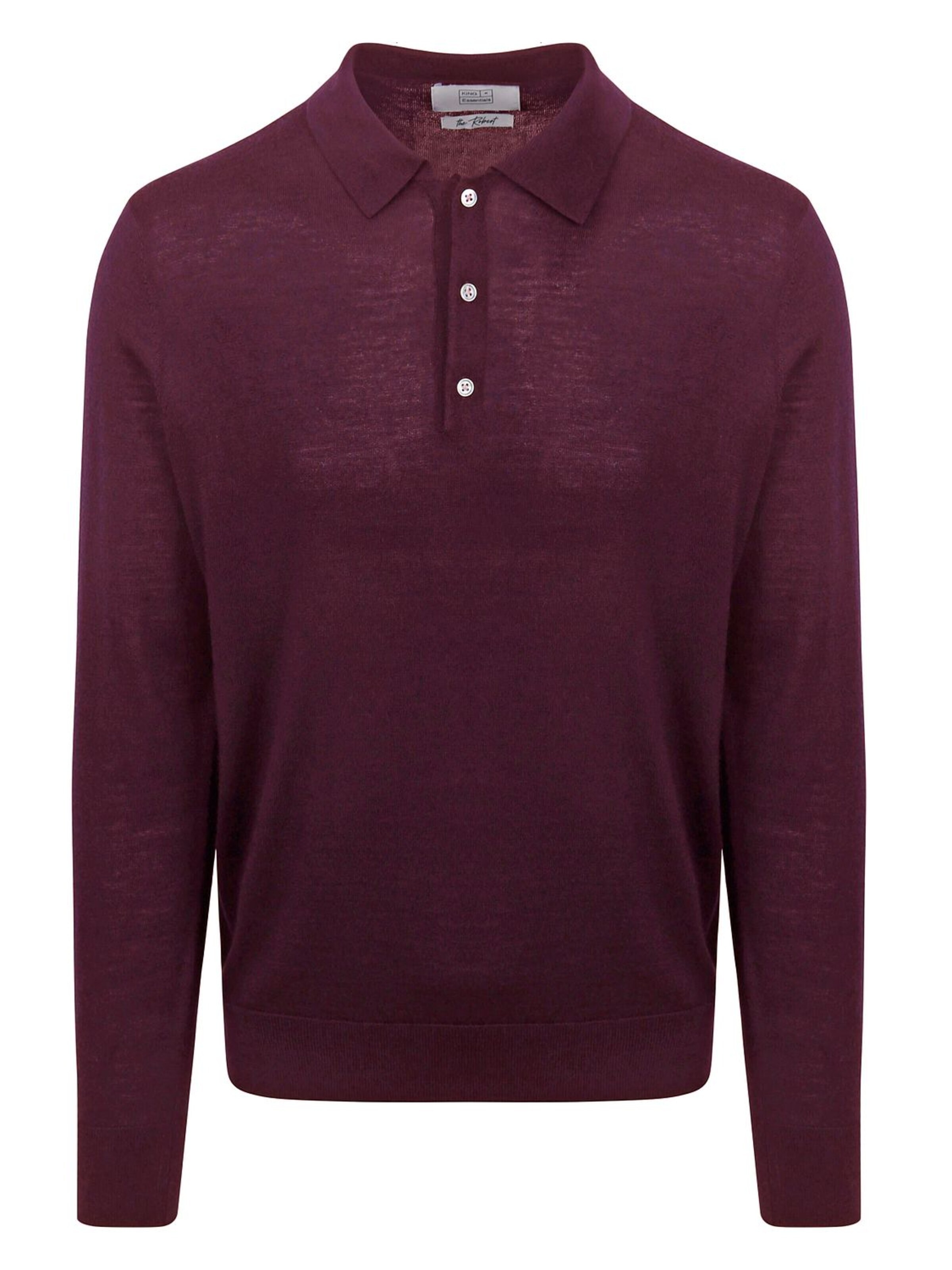 KING Essentials Shirt 'The Robert'‌‌‌‌‌‌‌ in Rot: Vorderseite