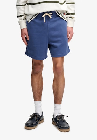 Superdry & Co Loosefit Shorts in Blau: Vorderseite