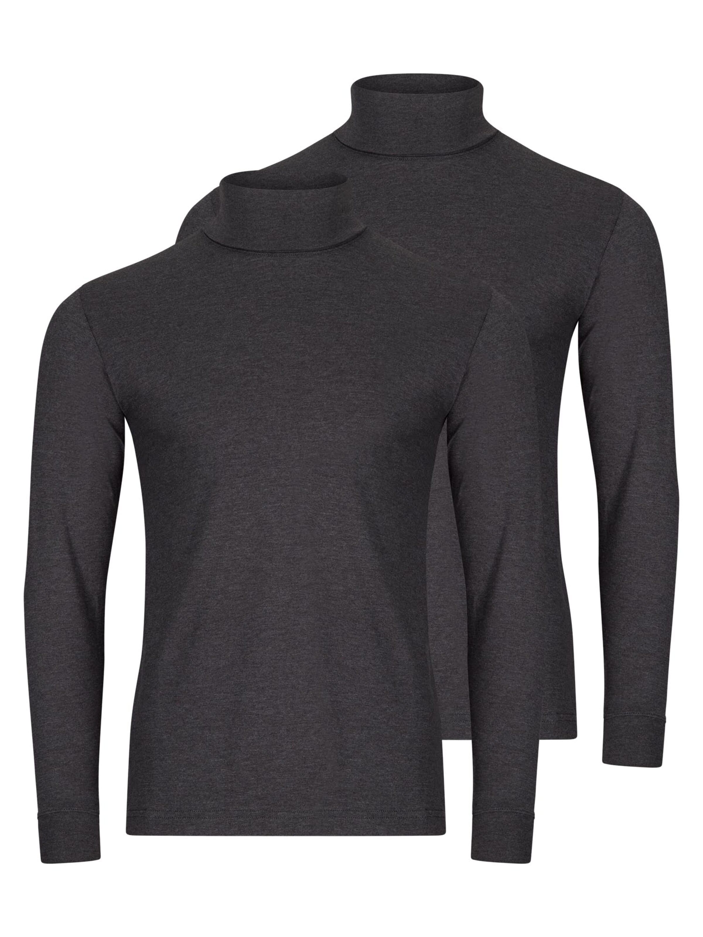 Ragman Shirt 'Basic' in Grey: front