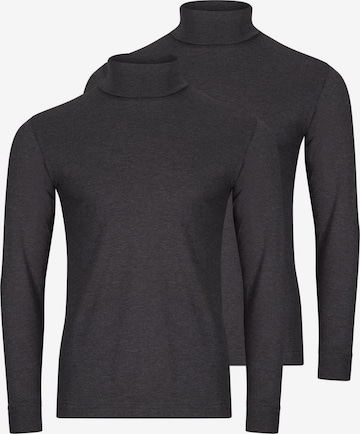 Ragman Shirt 'Basic' in Grey: front