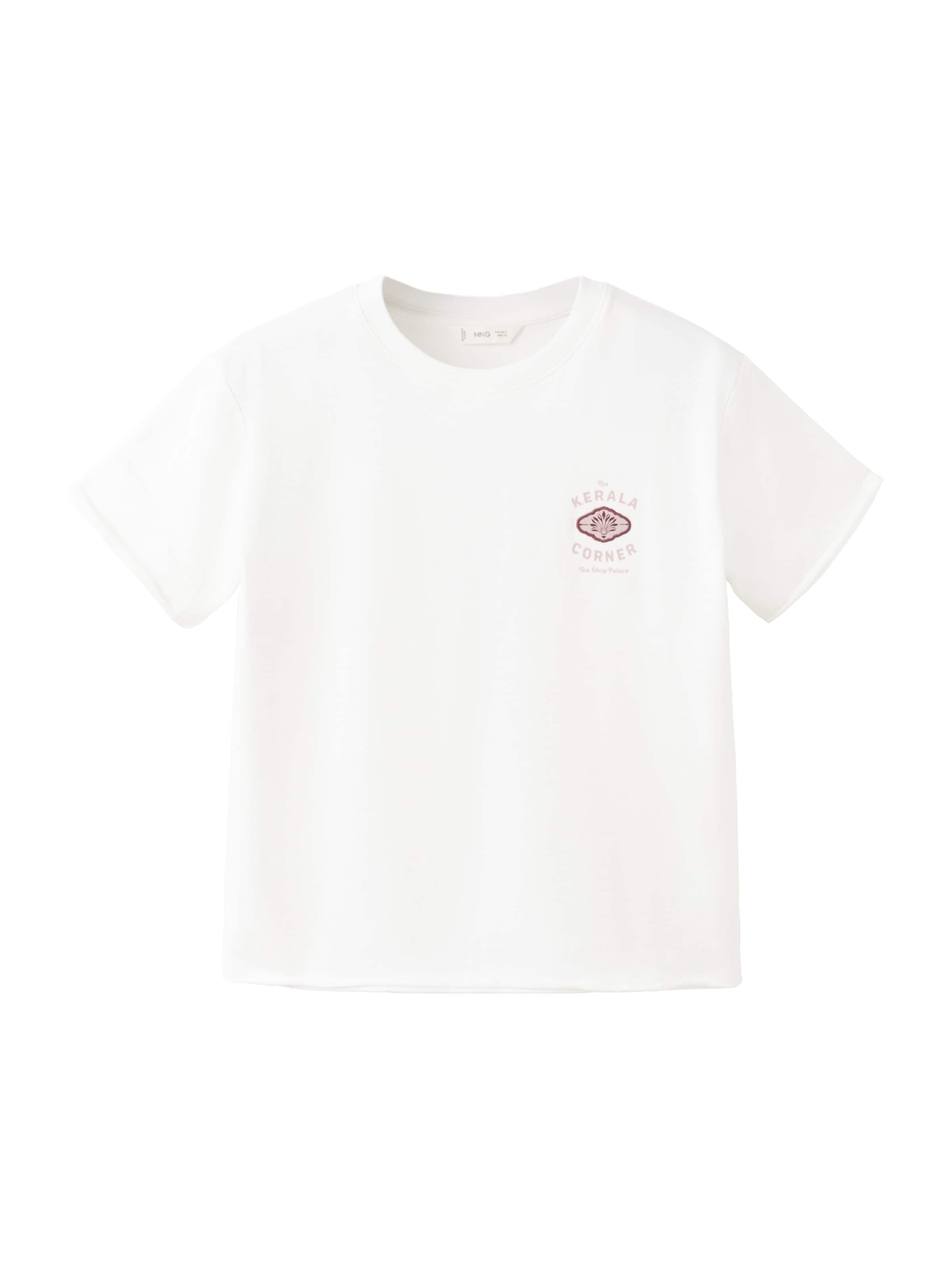 MANGO TEEN Shirt 'KERALA' in White: front