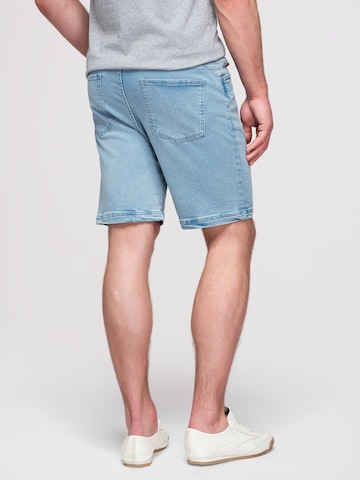 Ombre regular Jeans i blå
