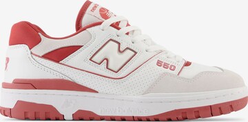 Baskets basses '550' new balance en rouge