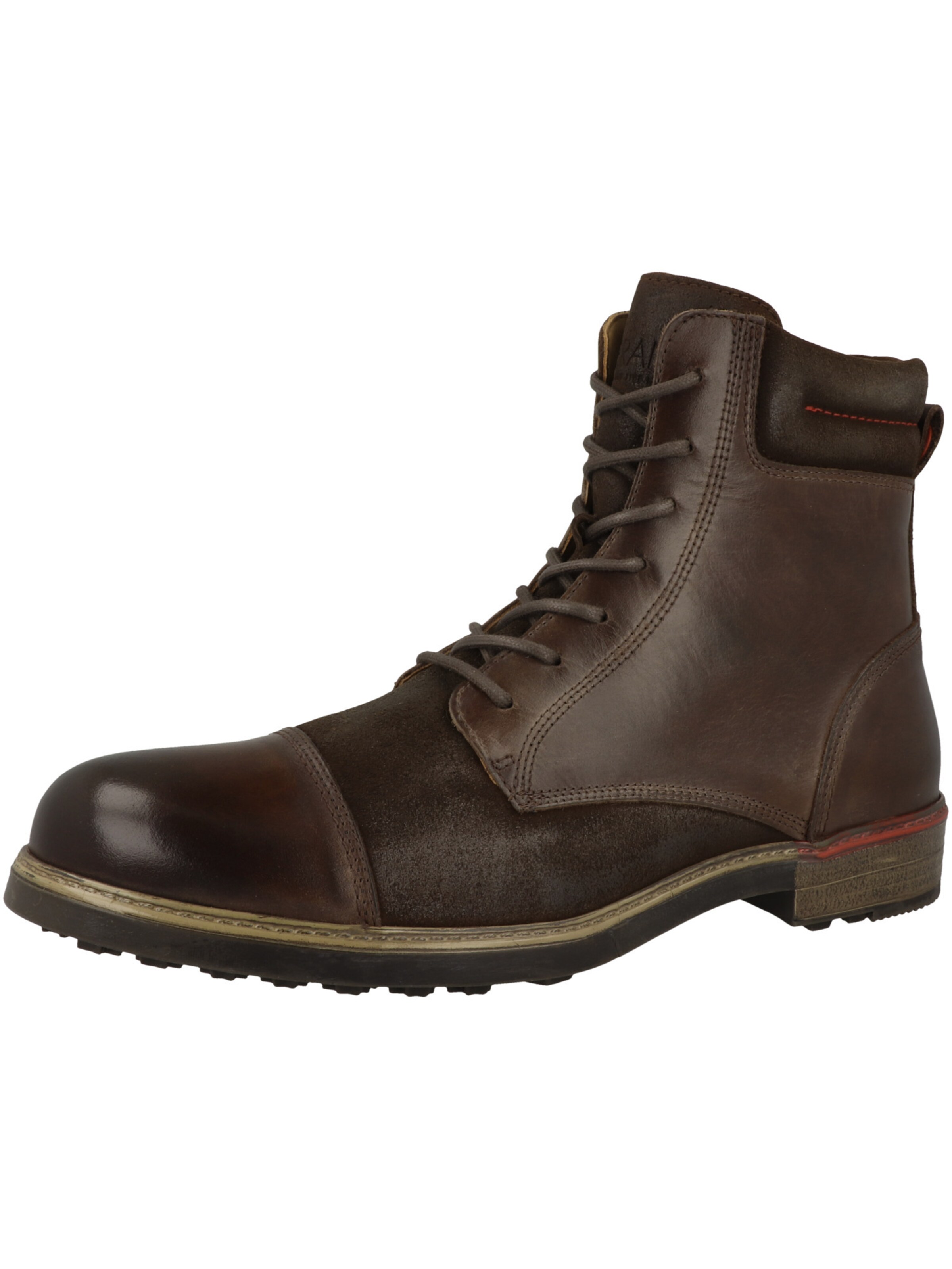 Bottines à lacets 'Iron 4' NOBRAND en marron : devant