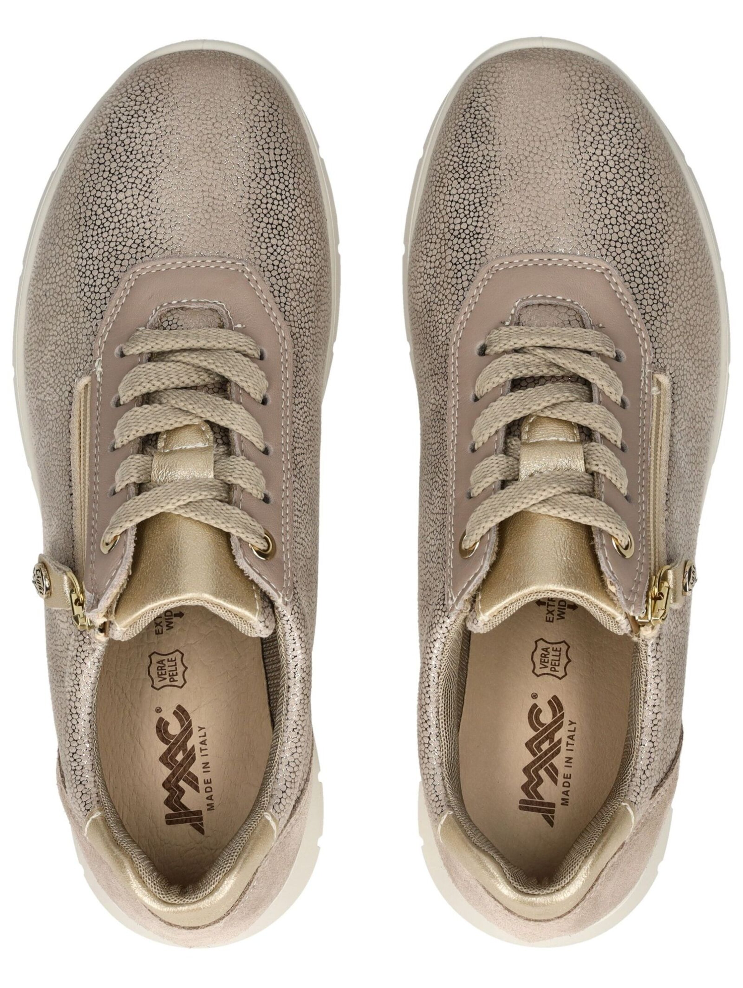 Baskets basses IMAC en or