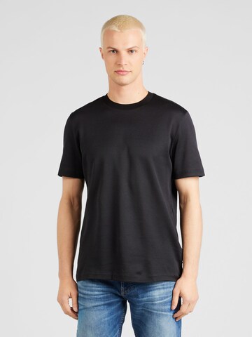 BOSS - Camiseta 'Tiburt 426' en negro: frente