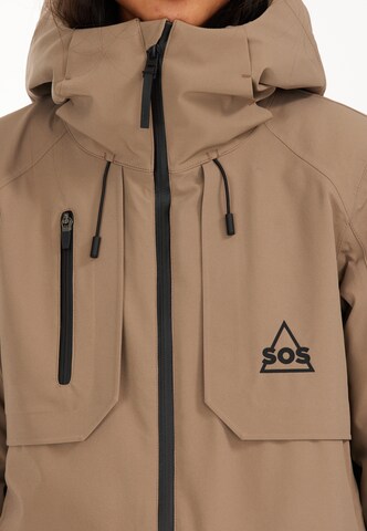 SOS Winter jacket 'Aspen' in Beige