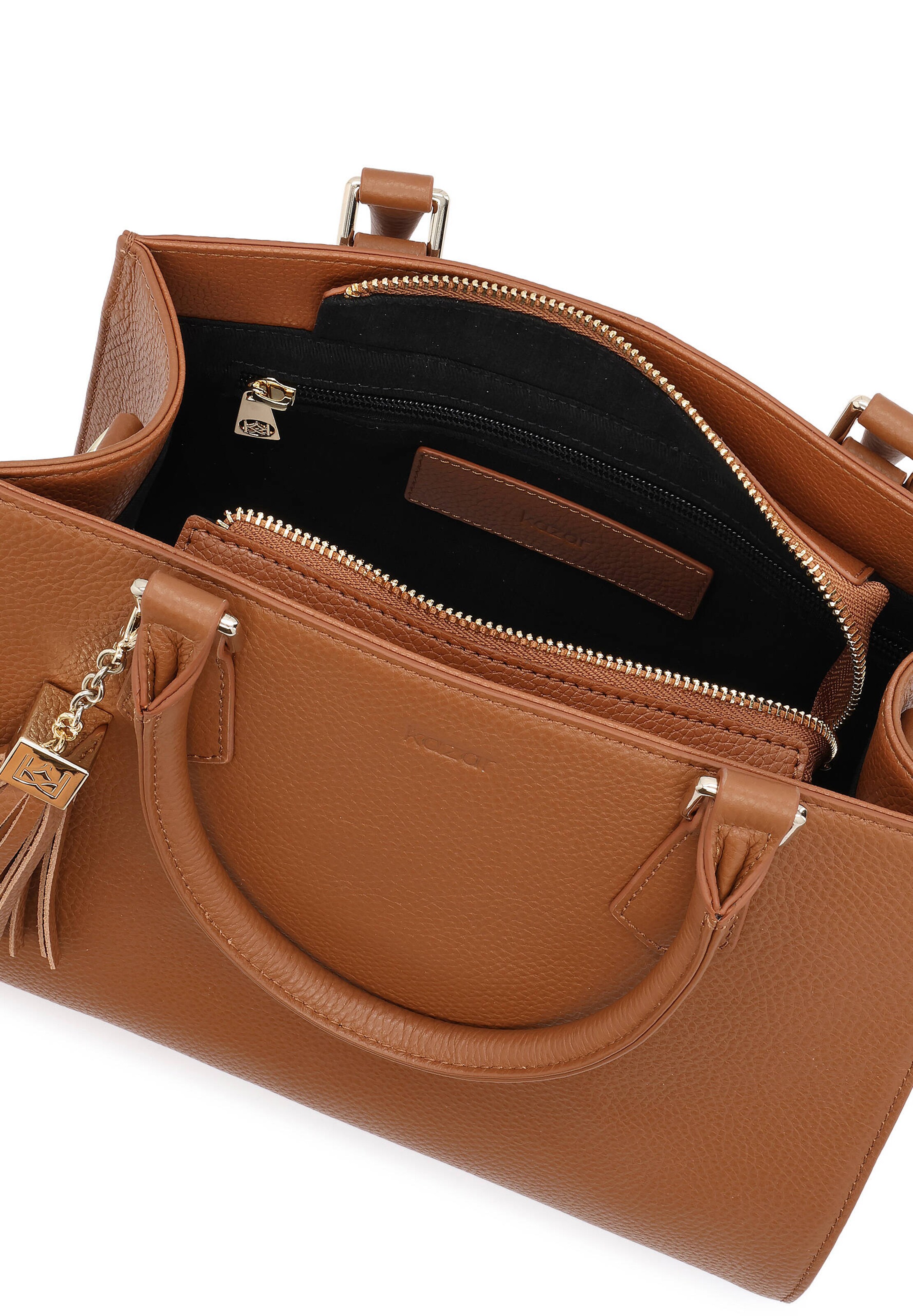 Kazar Handtas in Bruin