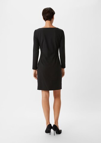 Robe COMMA en noir : derrière