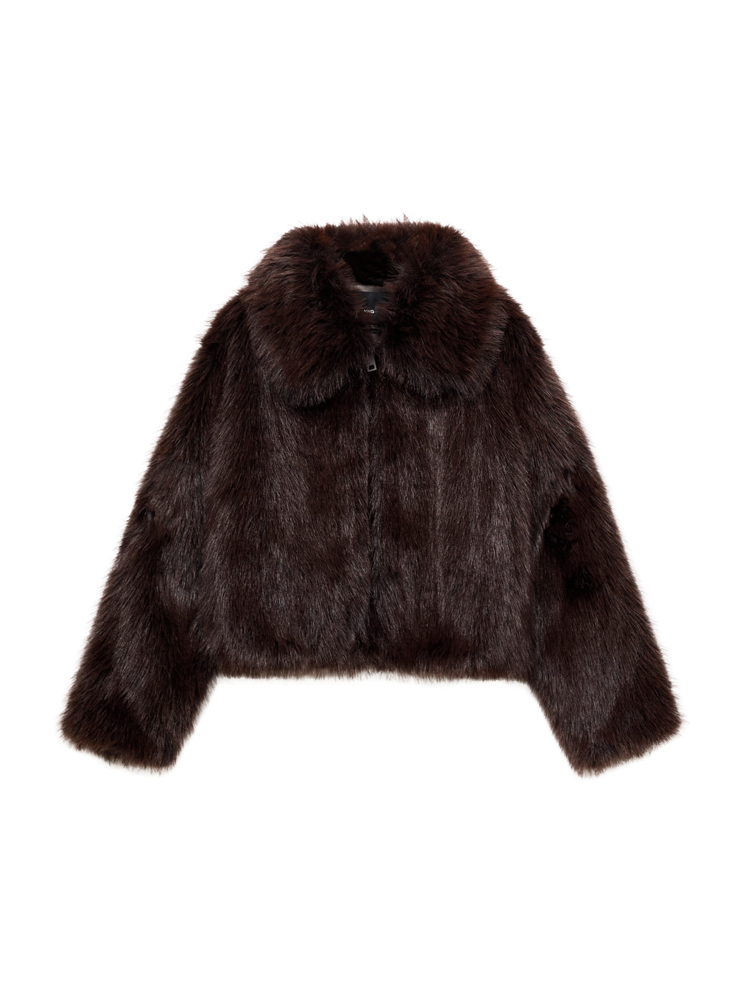 MANGO Övergångsjacka 'Venice' i mörkbrun, Produktvy