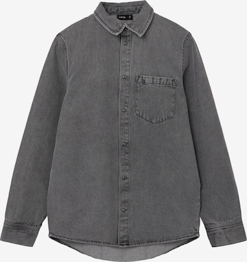 LMTD - Ajuste regular Camisa 'GRIZZA' en gris: frente