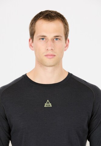 SOS Baselayer-Shirt in Schwarz