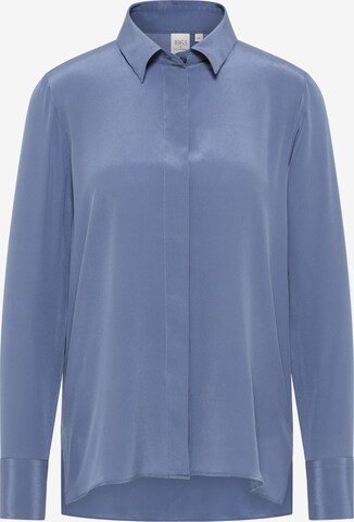 ETERNA Blouse in Blauw: voorkant