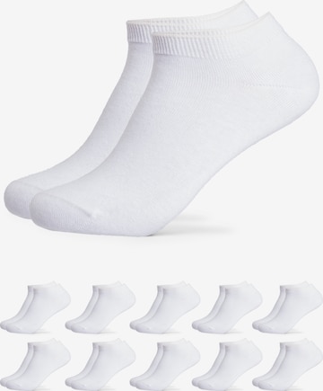 Occulto Ankle socks '100 Baumwolle' in White: front