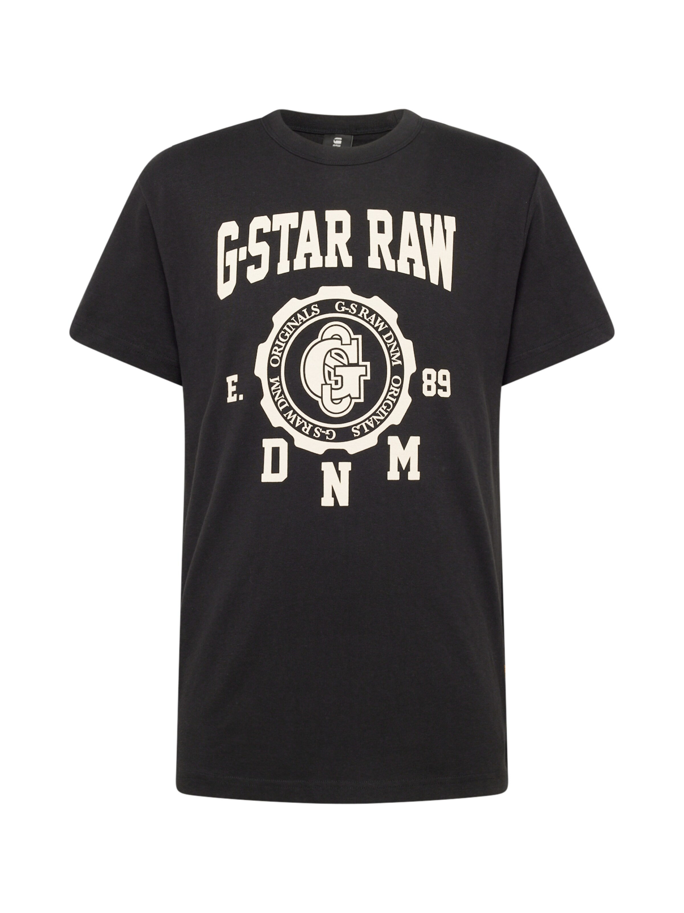 T-Shirt 'Collegic' G-STAR en noir : devant