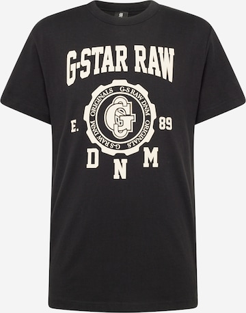 G-Star RAW T-shirt i svart: framsida