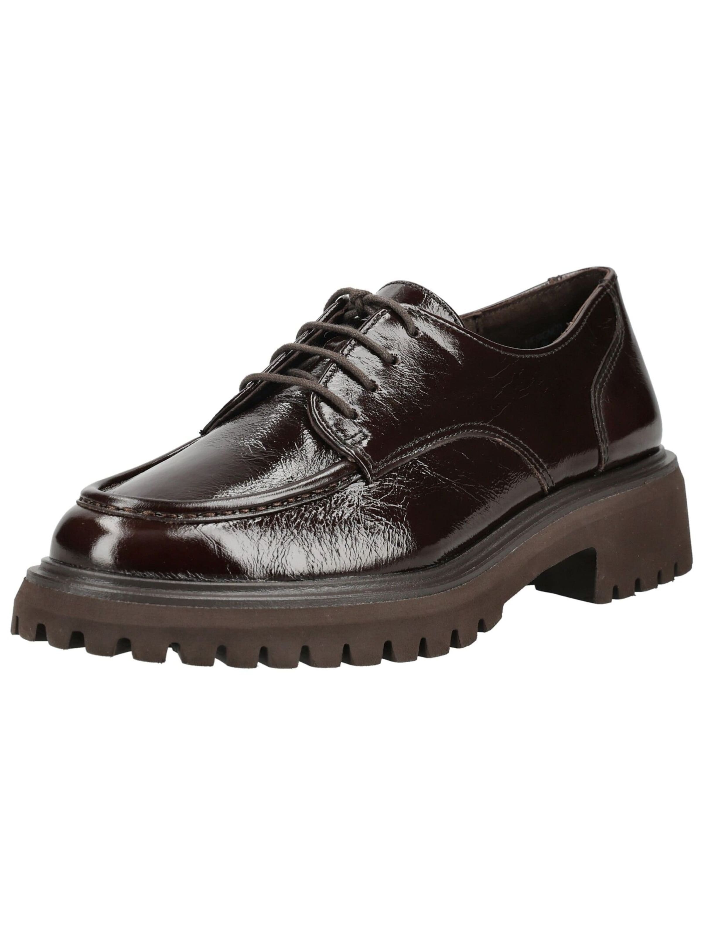 Chaussure à lacets Paul Green en marron : devant