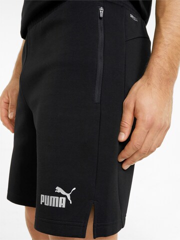 PUMA Regular Workout Pants 'TeamFinal' in Black