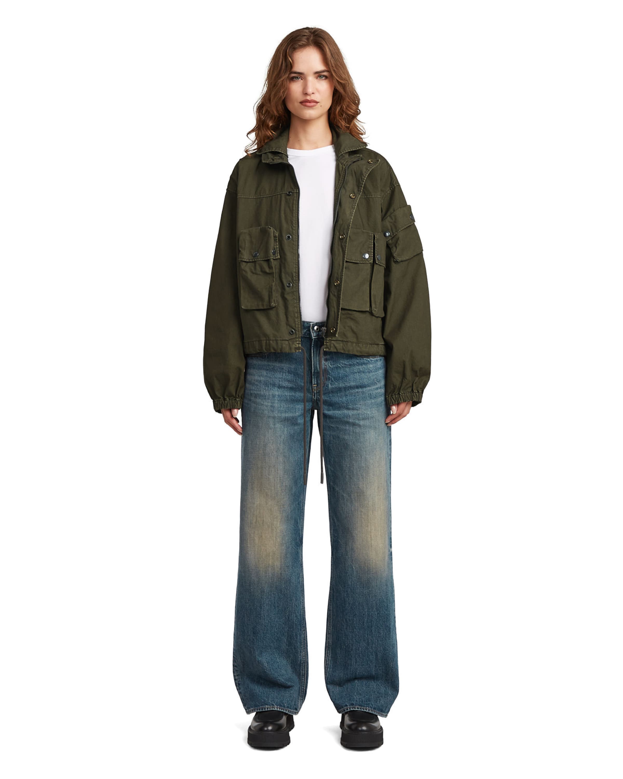 G-STAR Tussenjas 'Field Jacket' in Grijs