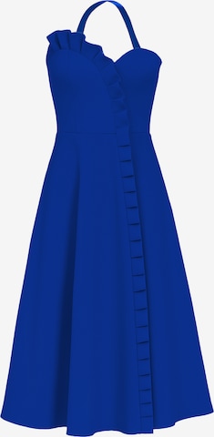 Robe GODDIVA en bleu : devant