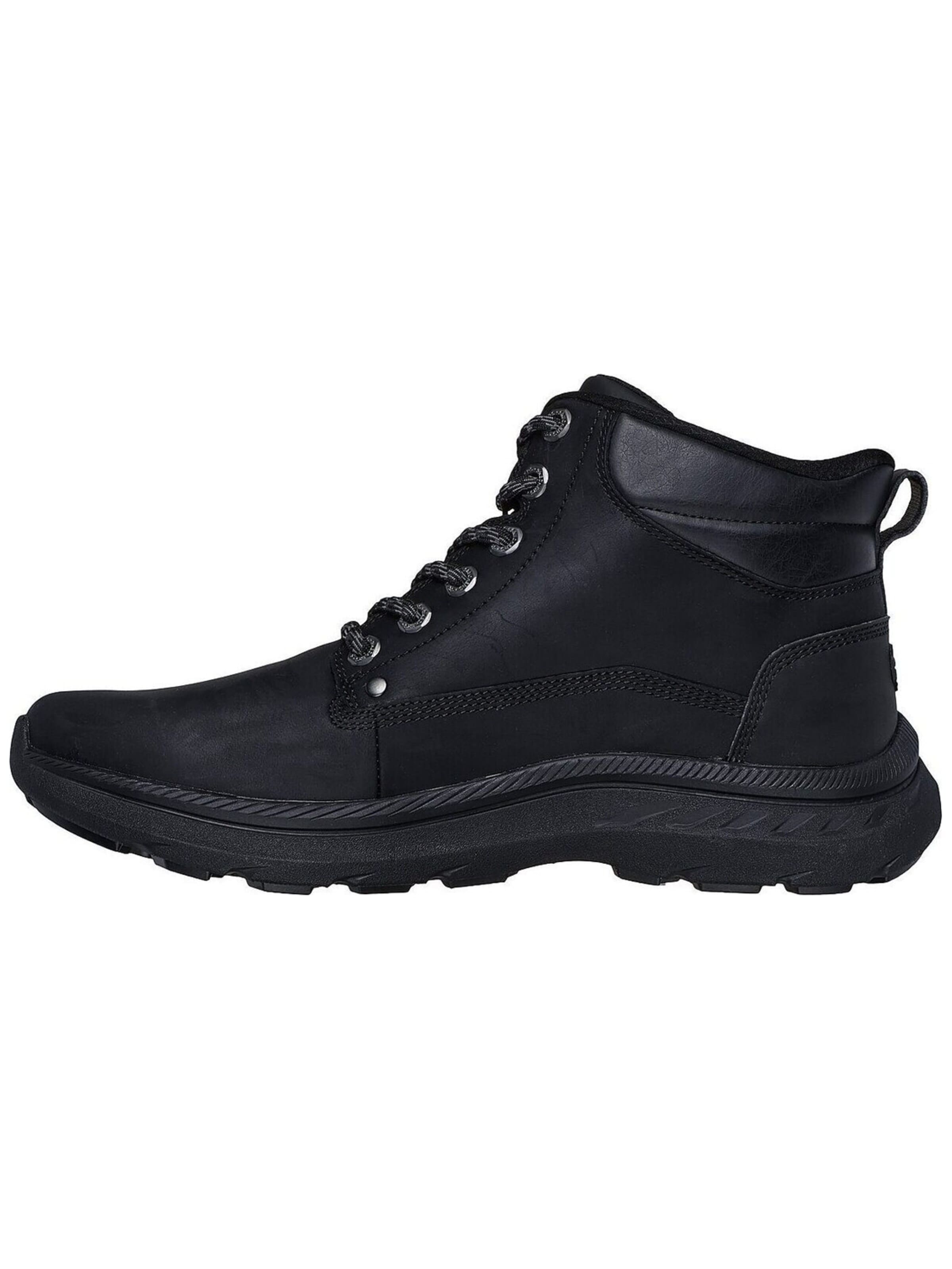 SKECHERS Gležnarji z vezalkami 'Pollard - Waylon' | črna barva