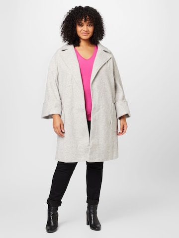 Manteau mi-saison Dorothy Perkins Curve en gris : devant