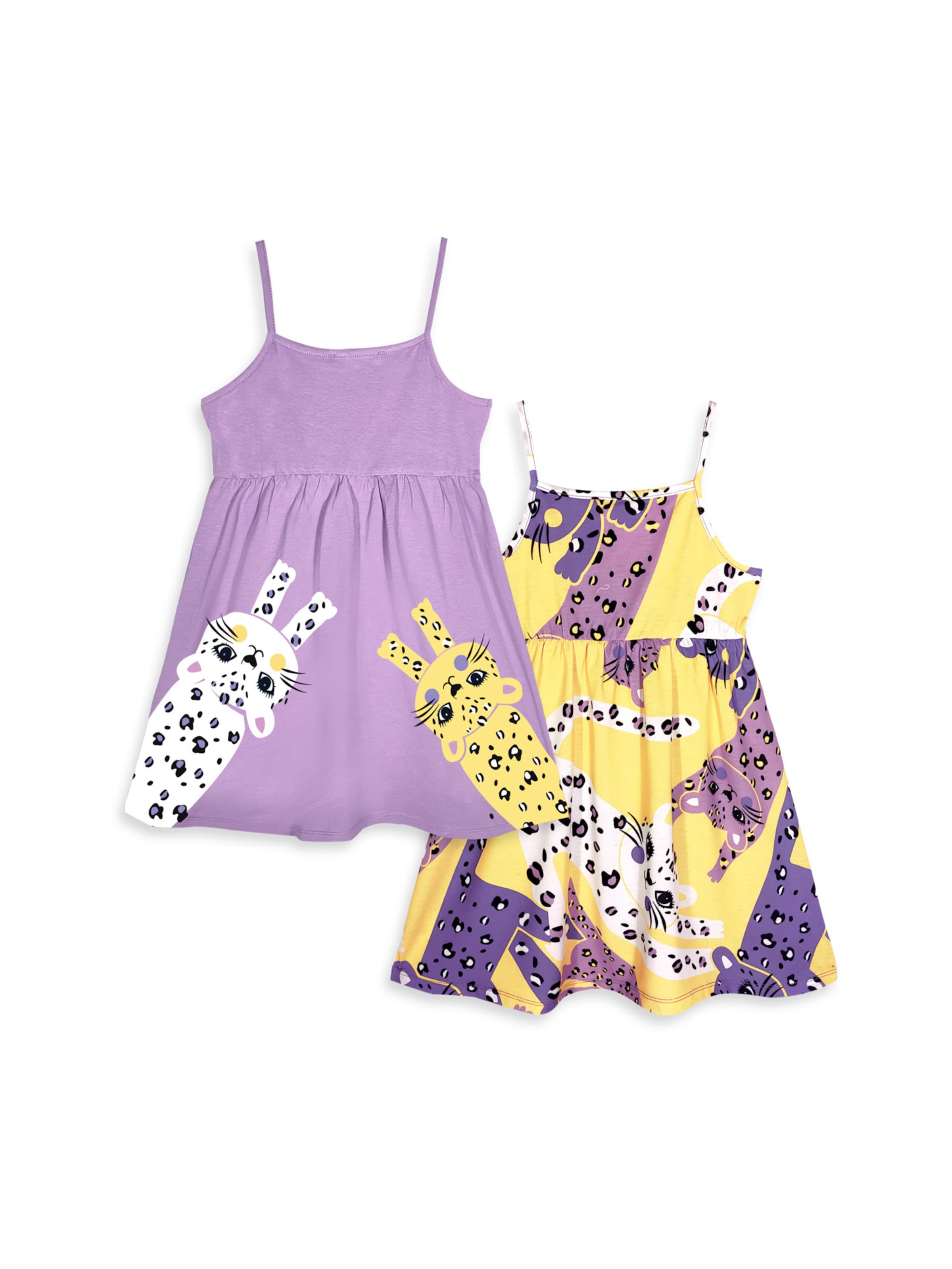 Denokids Kleid 'CFF-26Y1-051' in Lila: Vorderseite