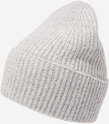 WEEKDAY Beanie 'Pow' in Grey: front