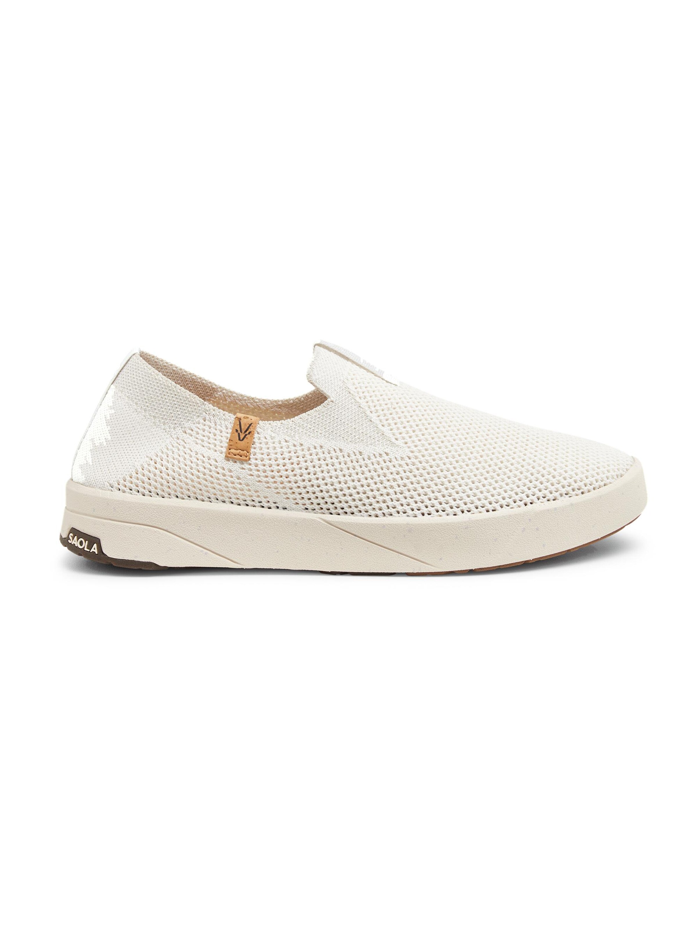 SAOLA Slipper 'Bali W White Silver'‌‌‌ in Weiß: Vorderseite