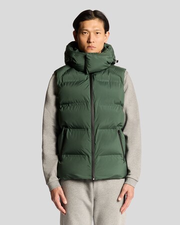 Lyle & Scott Bodywarmer in Groen: voorkant
