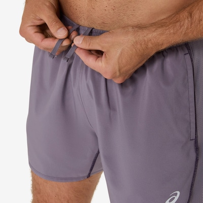 ASICS Sportshorts in dunkellila, Produktansicht