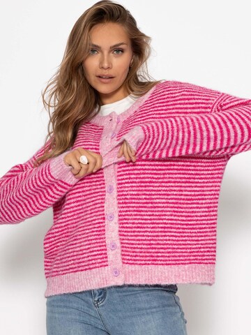 SASSYCLASSY Oversized cardigan in Pink