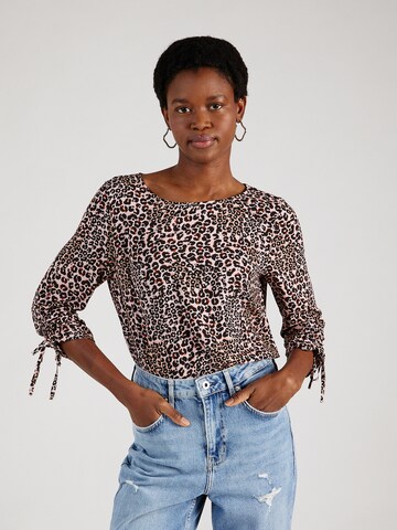 Cartoon Blouse in Roze: voorkant