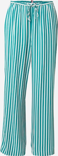 TOMMY HILFIGER Trousers in Green / White, Item view